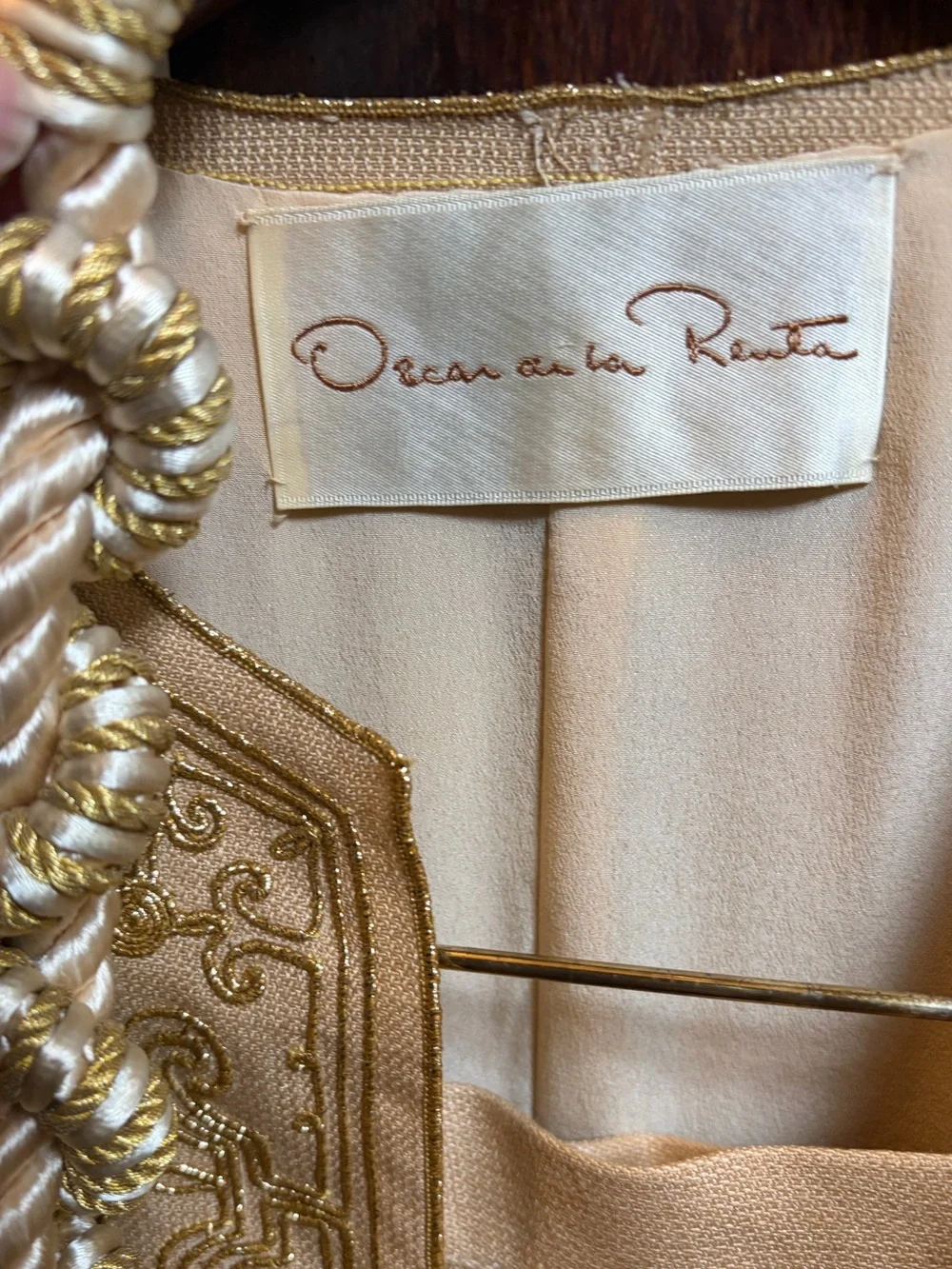 Vintage Oscar de la Renta suit with belt